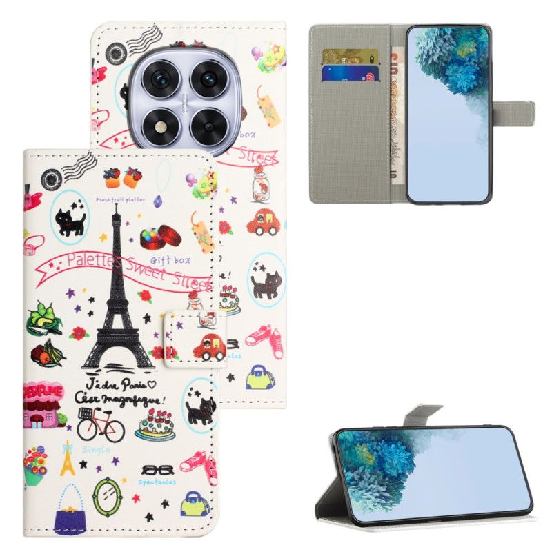 Flip Cover Til Xiaomi Redmi Note 15 Pro 5g Jeg Elsker Paris