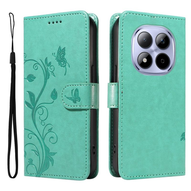 Flip Cover Xiaomi Redmi Note 15 Pro 5g Blomsterprint