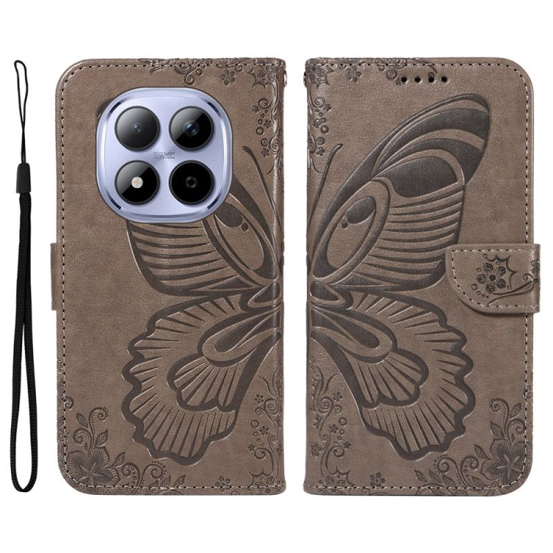 Flip Cover Xiaomi Redmi Note 15 Pro 5g Grafisk Sommerfugl