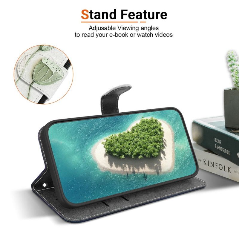 Flip Cover Xiaomi Redmi Note 15 Pro 5g Lotusmønster