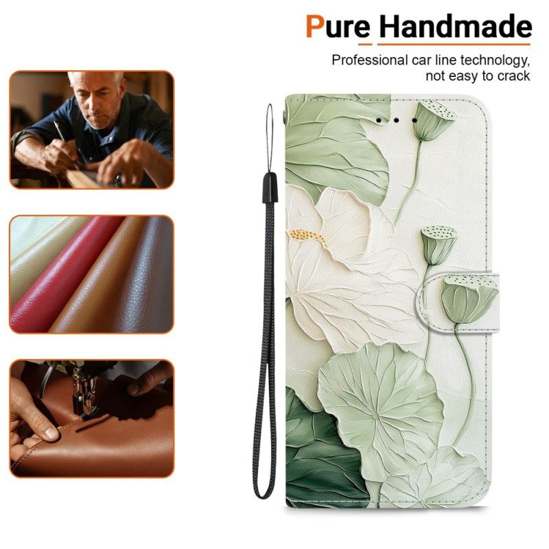 Flip Cover Xiaomi Redmi Note 15 Pro 5g Lotusmønster