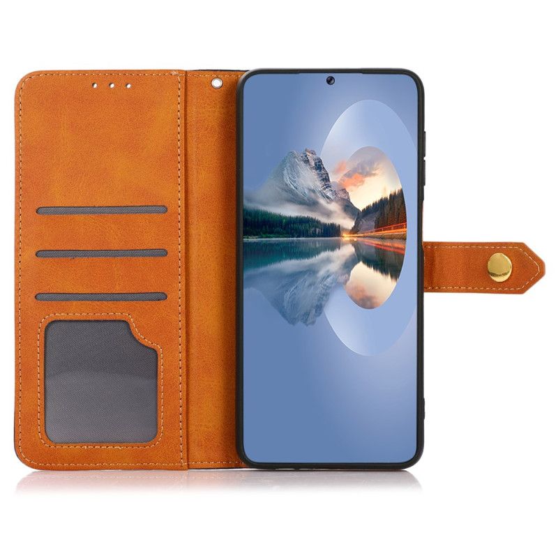 Læder Cover Xiaomi Redmi Note 15 Pro 5g Khazneh Guldlås