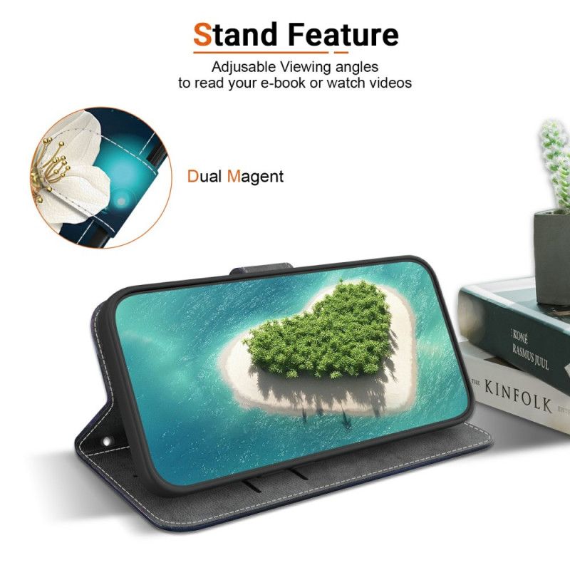 Læder Cover Xiaomi Redmi Note 15 Pro 5g Magnoliaer