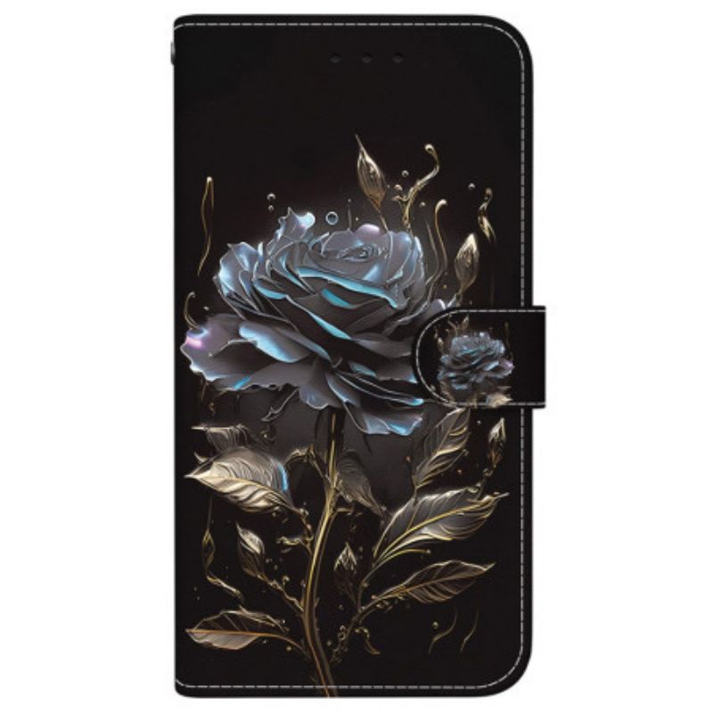 Læder Cover Xiaomi Redmi Note 15 Pro 5g Sort Rose