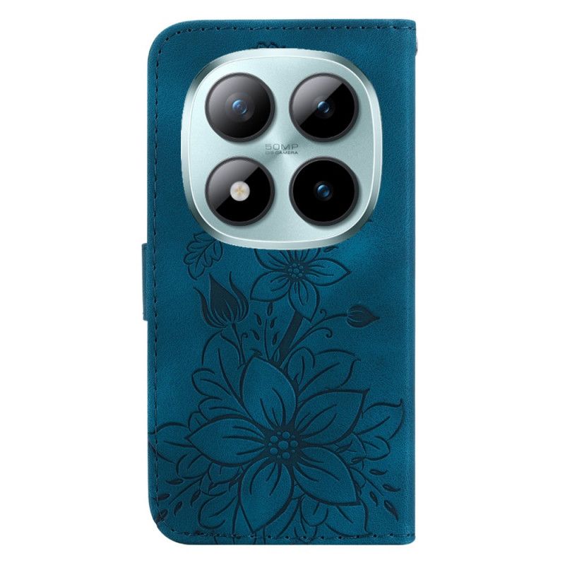 Læder Cover Xiaomi Redmi Note 15 Pro 5g Telefon Etui Fleur-de-lis