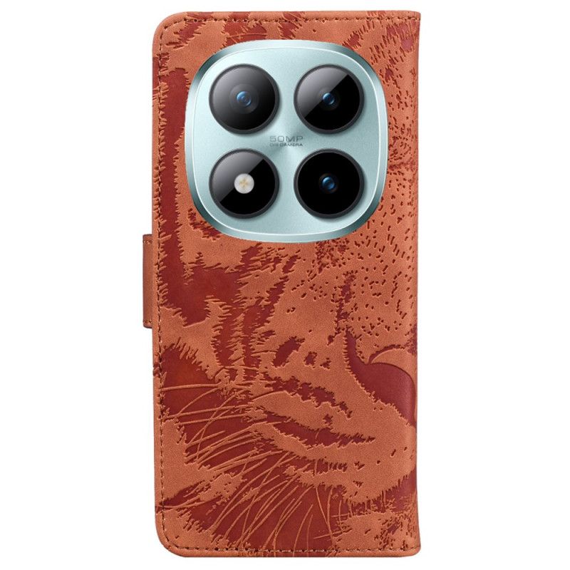 Læder Cover Xiaomi Redmi Note 15 Pro 5g Tigerprint