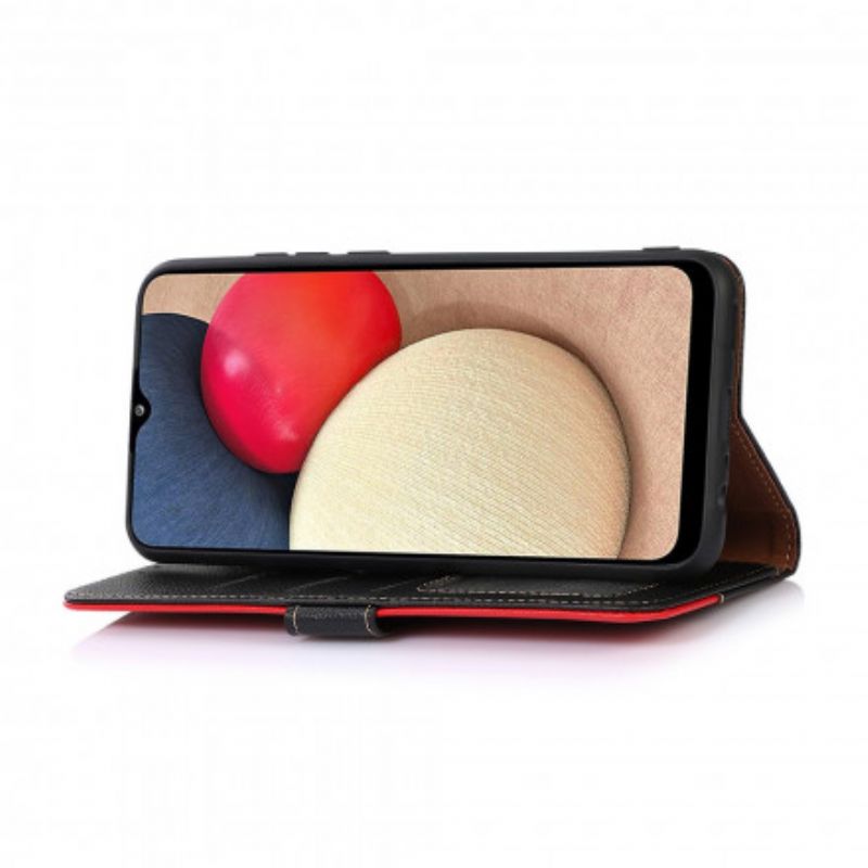 Flip Cover Til Samsung Galaxy Xcover 5 Litchi-læder Rfid-teknologi