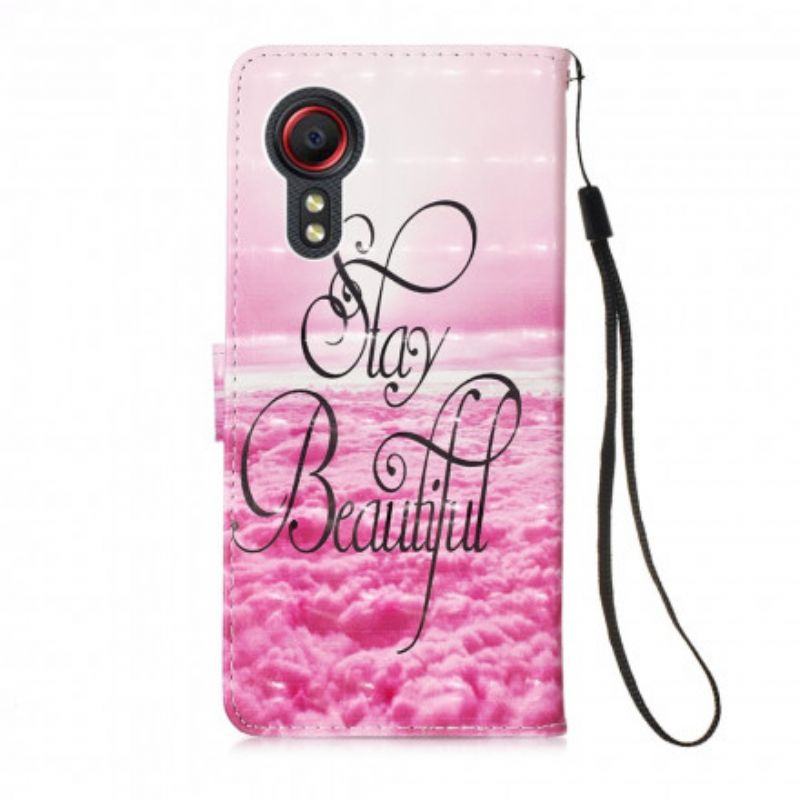 Læder Cover Samsung Galaxy Xcover 5 Bliv Smuk