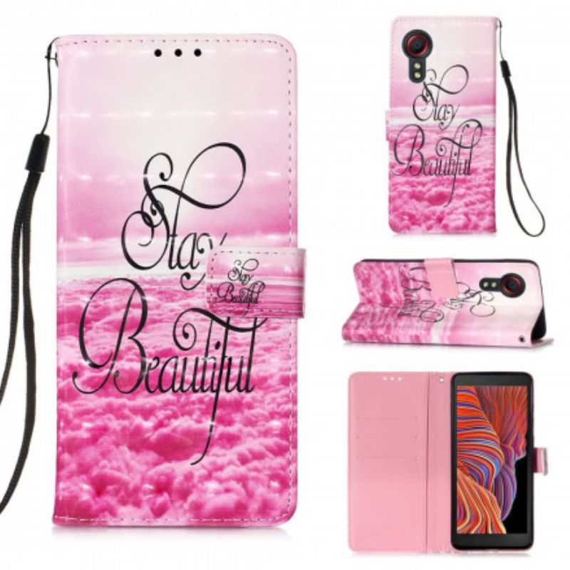 Læder Cover Samsung Galaxy Xcover 5 Bliv Smuk