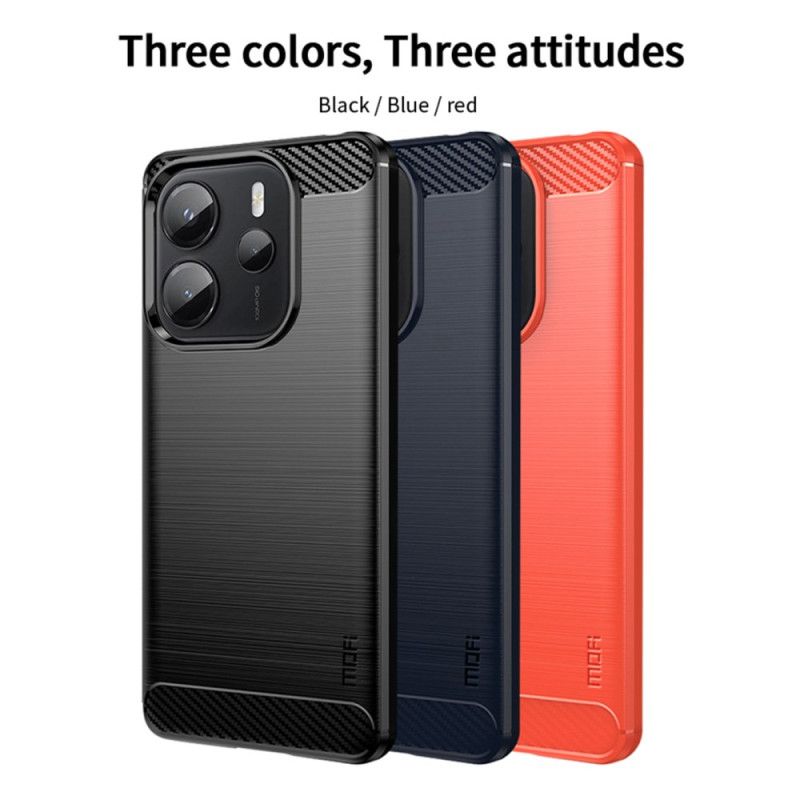 Cover Xiaomi Redmi Note 14 4g Børstet Kulfiber