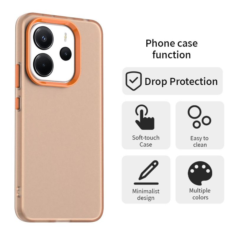 Cover Xiaomi Redmi Note 14 4g Frostet Farve
