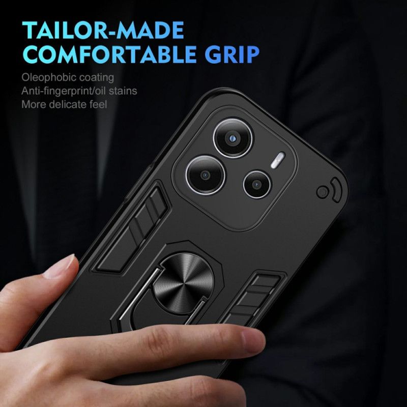 Cover Xiaomi Redmi Note 14 4g Hybrid Med Ringholder