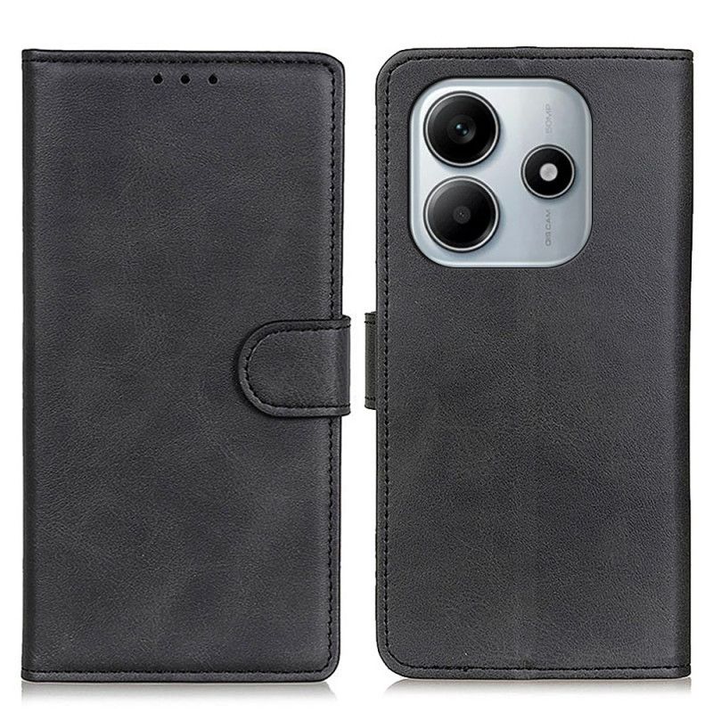 Flip Cover Til Xiaomi Redmi Note 14 4g Mat Kunstlæder