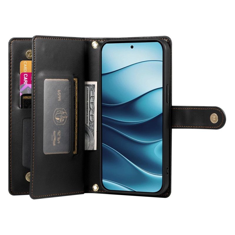 Flip Cover Til Xiaomi Redmi Note 14 4g Pung Og Stropper