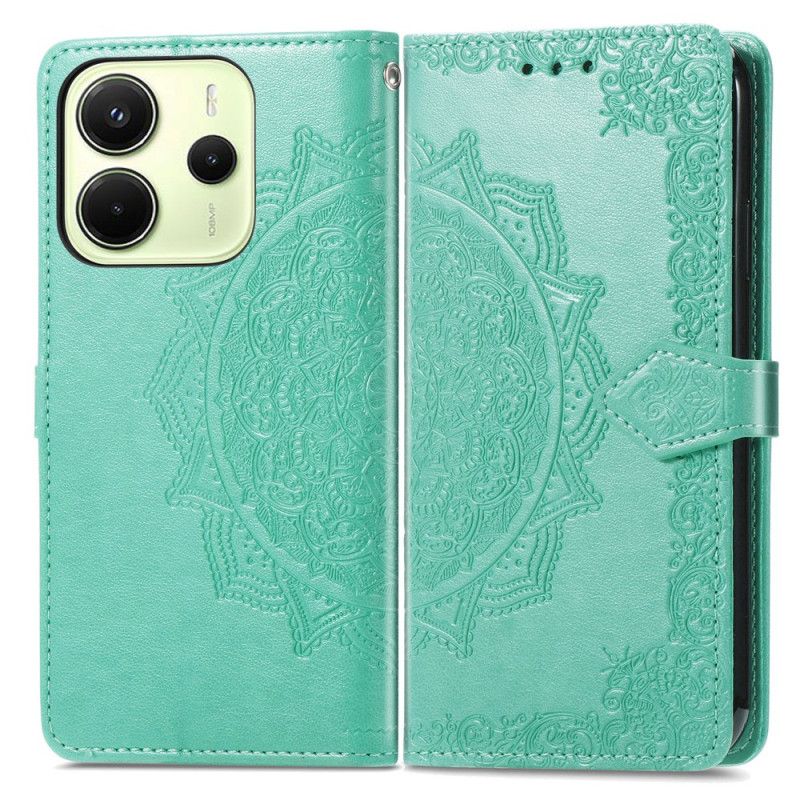Flip Cover Xiaomi Redmi Note 14 4g Barok Mandala