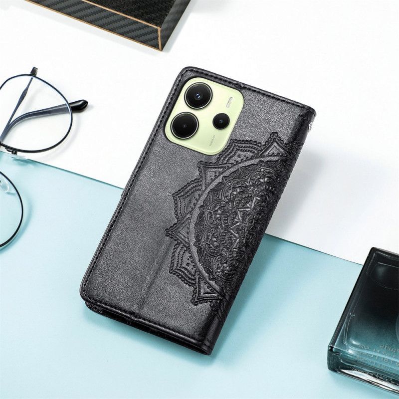 Flip Cover Xiaomi Redmi Note 14 4g Barok Mandala