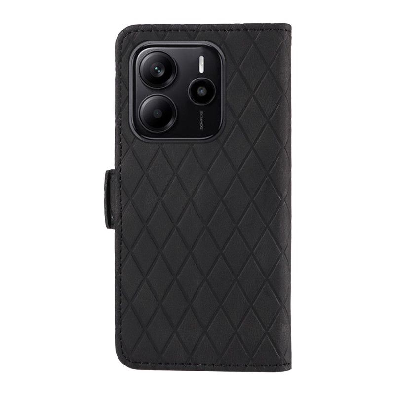 Flip Cover Xiaomi Redmi Note 14 4g Diamantmønster