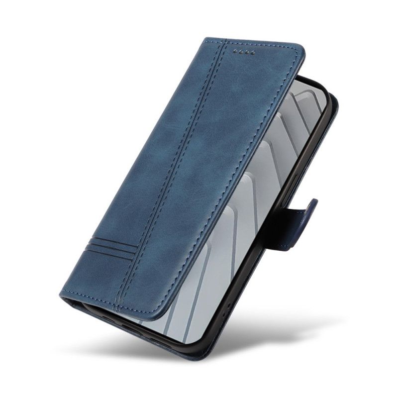 Flip Cover Xiaomi Redmi Note 14 4g Geometriske Linjer