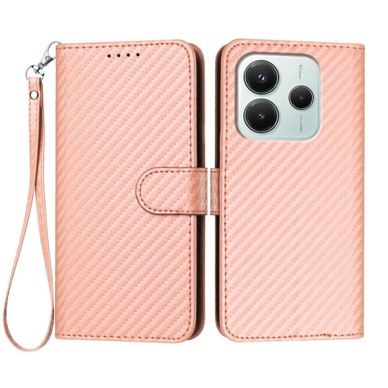 Flip Cover Xiaomi Redmi Note 14 4g Kulfiber