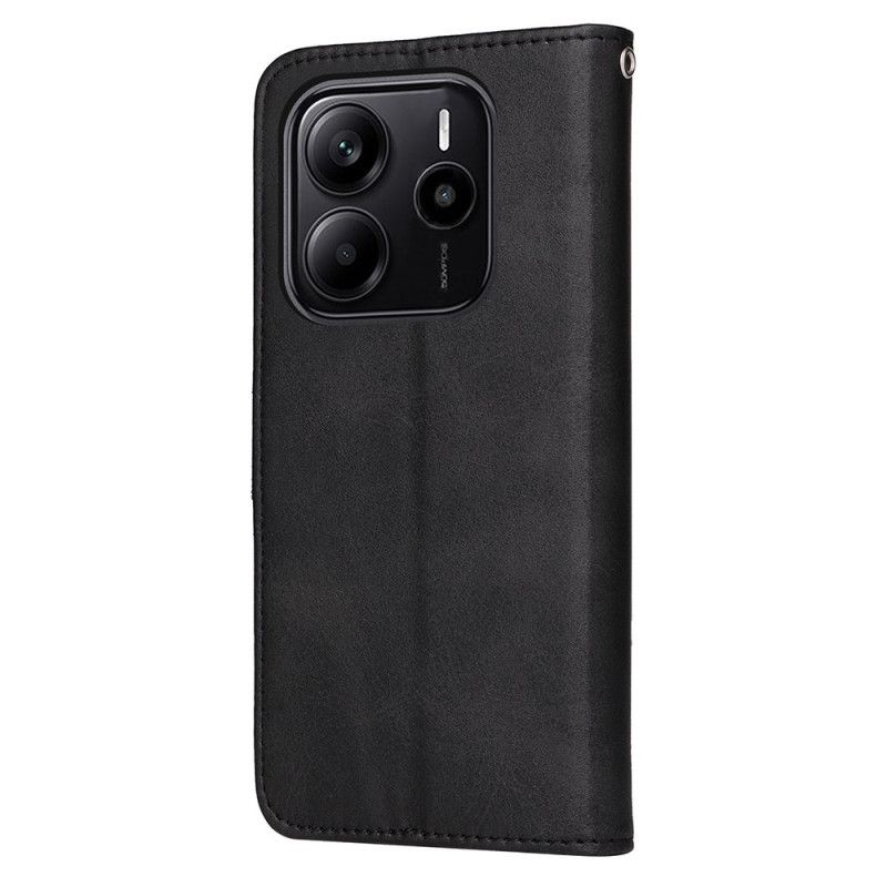 Flip Cover Xiaomi Redmi Note 14 4g Lædereffekt