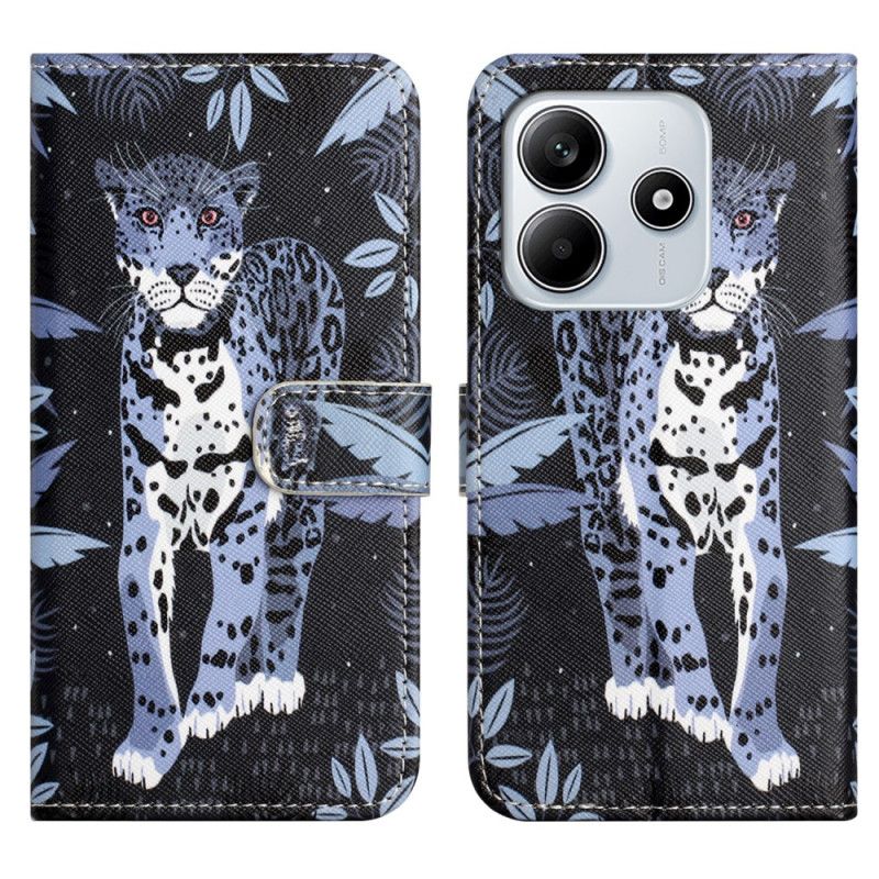 Flip Cover Xiaomi Redmi Note 14 4g Leopard