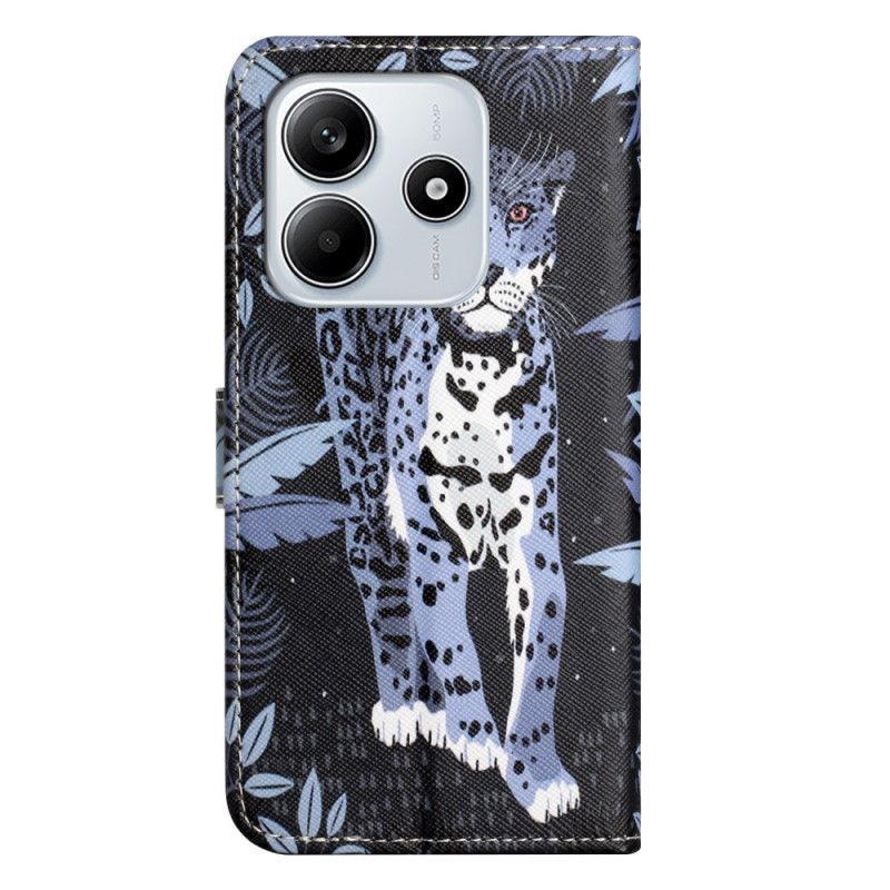 Flip Cover Xiaomi Redmi Note 14 4g Leopard