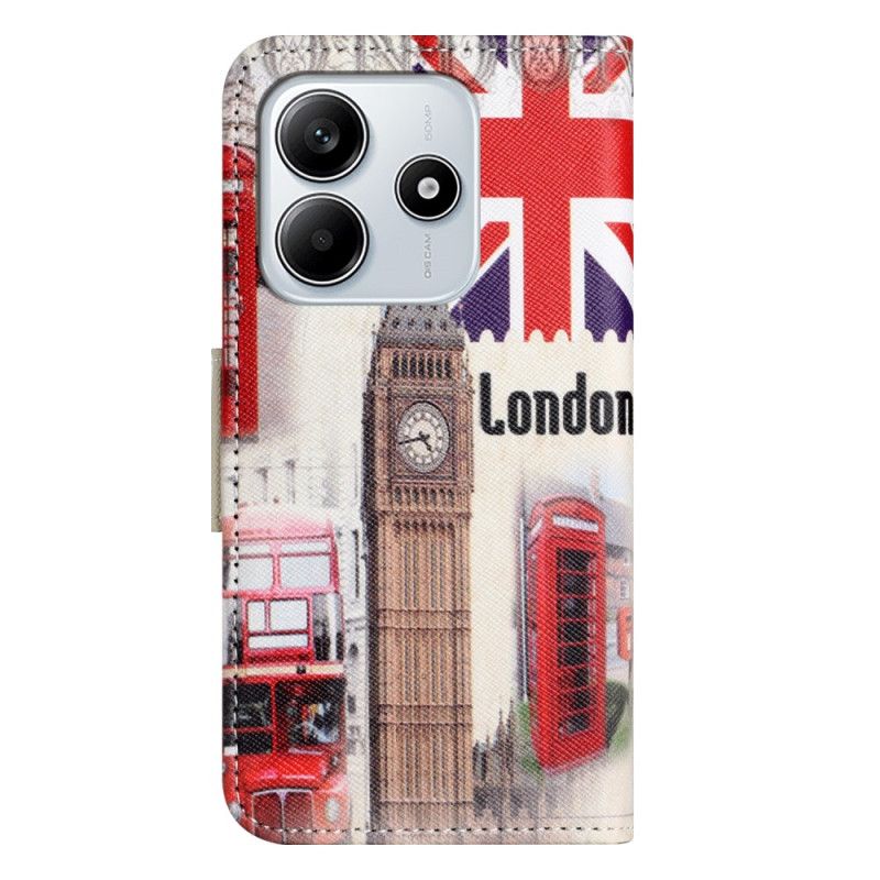 Flip Cover Xiaomi Redmi Note 14 4g London Life