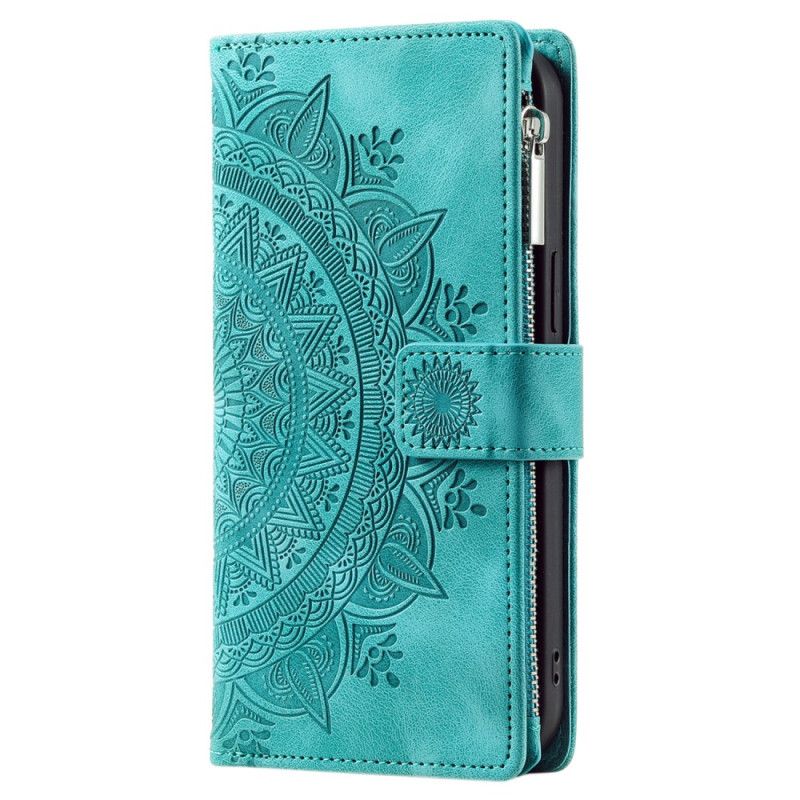 Flip Cover Xiaomi Redmi Note 14 4g Pung Med Mandala Ruskindseffekt