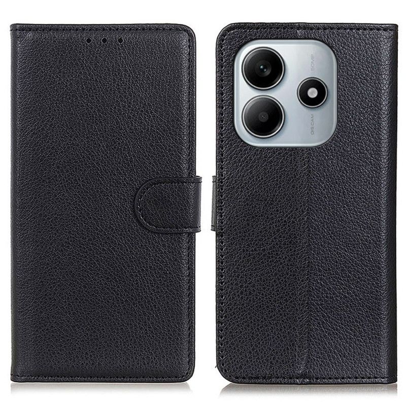 Flip Cover Xiaomi Redmi Note 14 4g Traditionel Kunstlæder