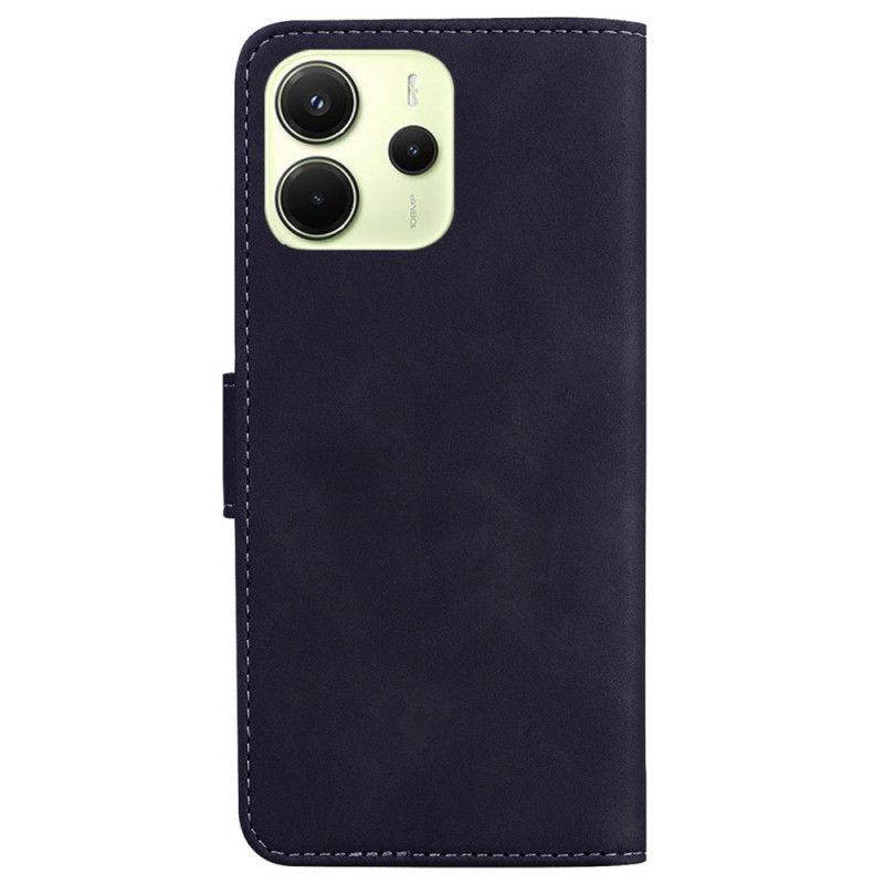 Læder Cover Xiaomi Redmi Note 14 4g Telefon Etui Ruskindseffekt