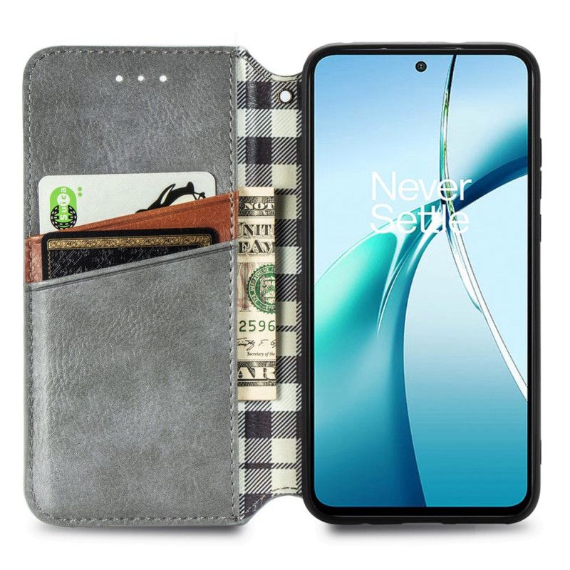 Læder Cover Xiaomi Redmi Note 14 4g Telefon Etui Vintage Lædereffekt Med Diamantmønster