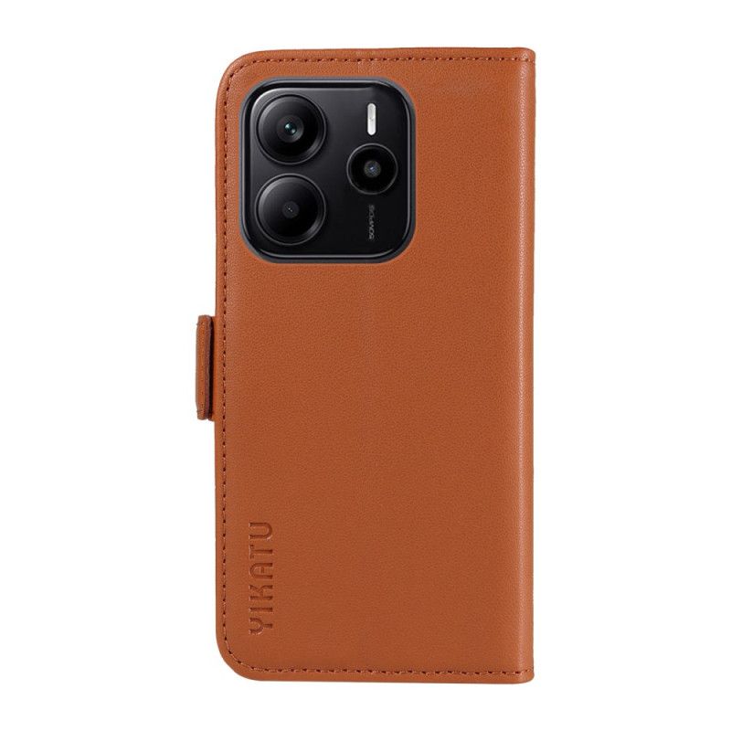 Læder Cover Xiaomi Redmi Note 14 4g Telefon Etui Yikatu