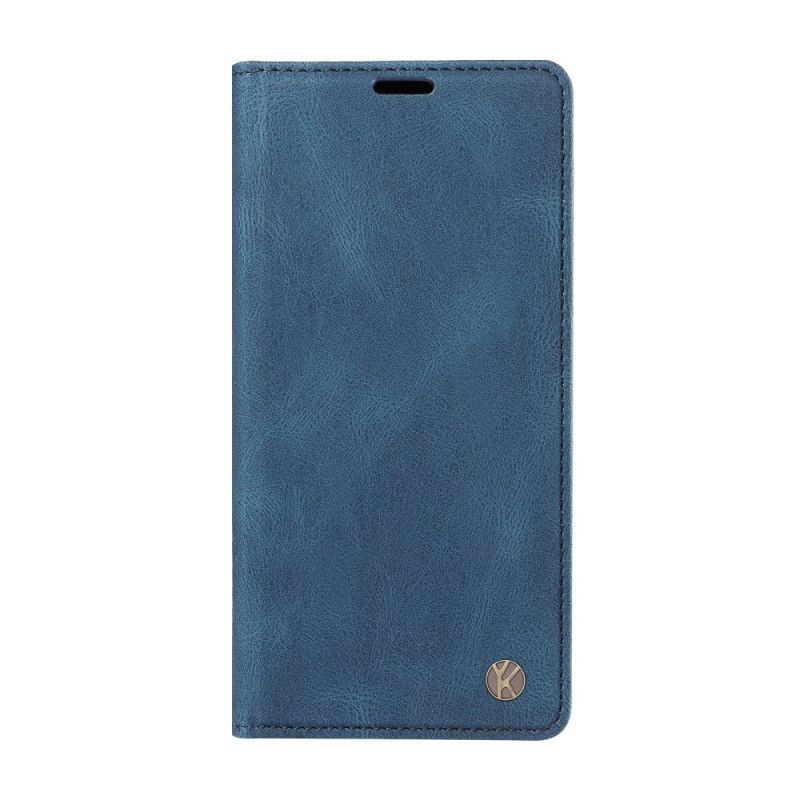 Læder Cover Xiaomi Redmi Note 14 4g Telefon Etui Ykatu Brun Ruskindseffekt