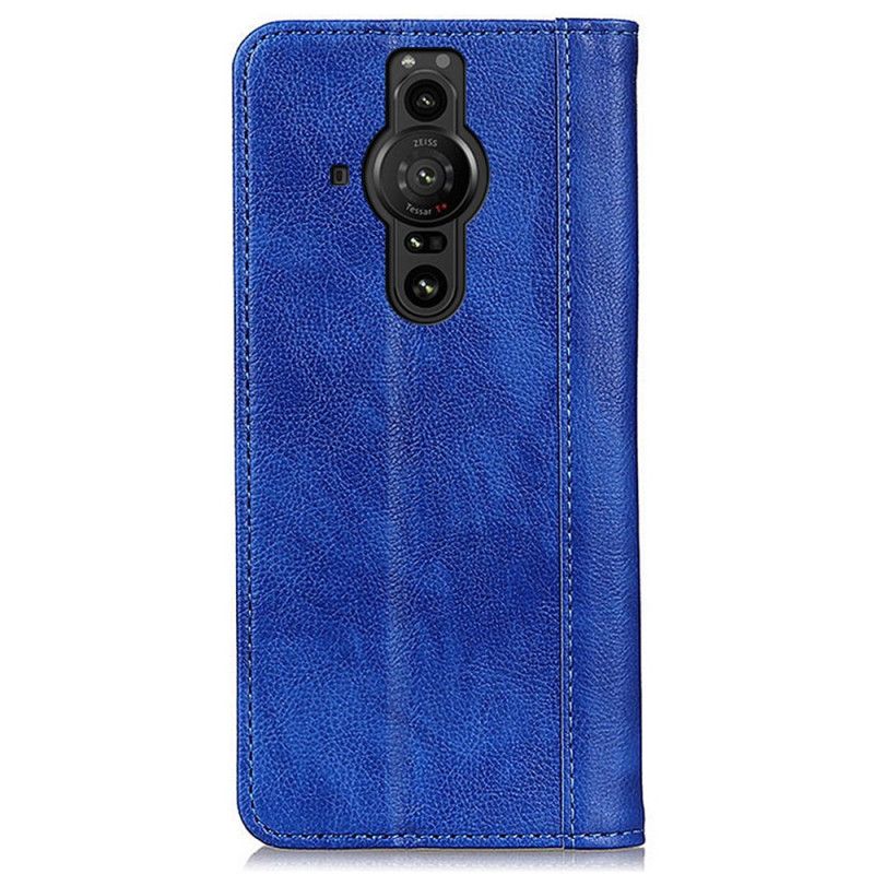 Flip Cover Sony Xperia Pro-i Elegance Split Litchi-læder
