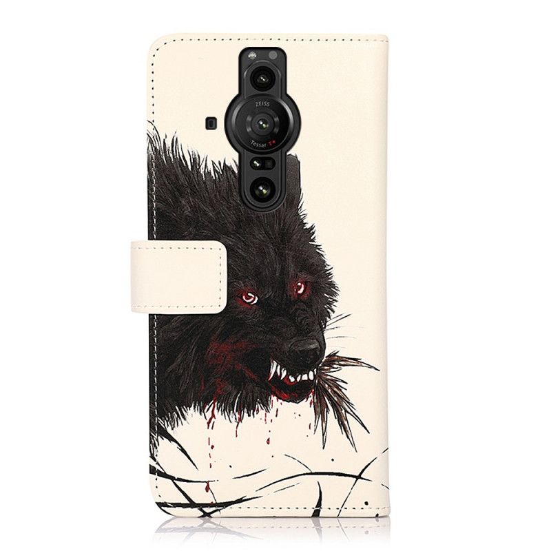 Flip Cover Sony Xperia Pro-i Hungry Wolf