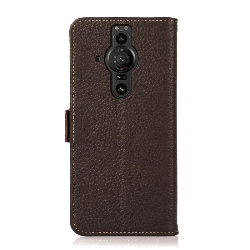 Flip Cover Sony Xperia Pro-i Litchi Læder Khazneh Rfid