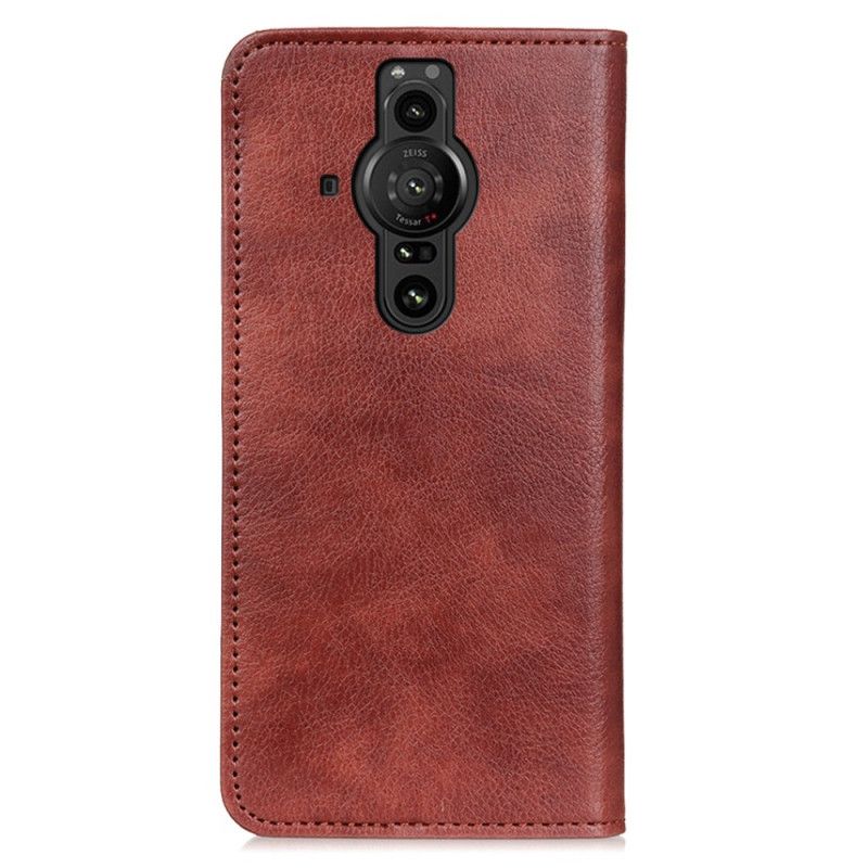 Flip Cover Sony Xperia Pro-i Litchi Split Læder
