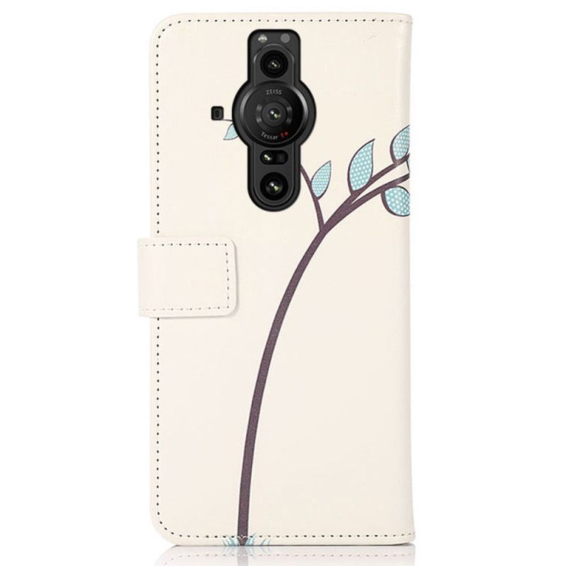 Flip Cover Sony Xperia Pro-i Par Ugler På Træet