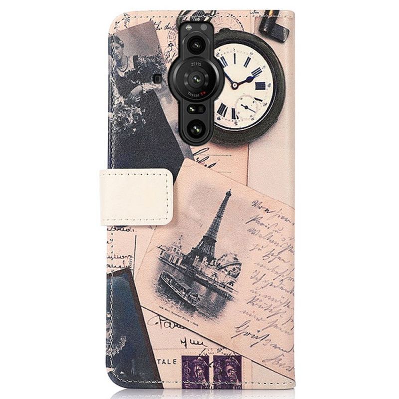 Flip Cover Sony Xperia Pro-i Poetens Eiffeltårn