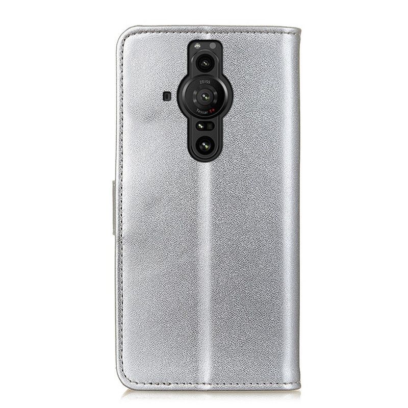Flip Cover Til Sony Xperia Pro-i Almindeligt Imiteret Læder