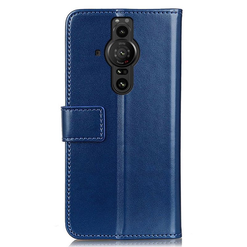 Flip Cover Til Sony Xperia Pro-i Trefarvet Lædereffekt