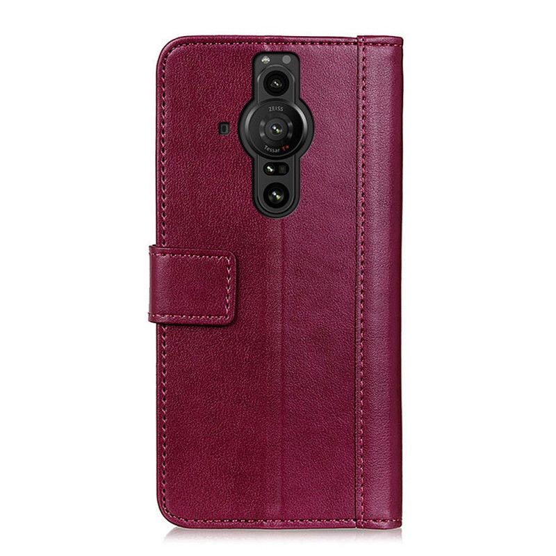 Læder Cover Sony Xperia Pro-i Telefon Etui Style Læder
