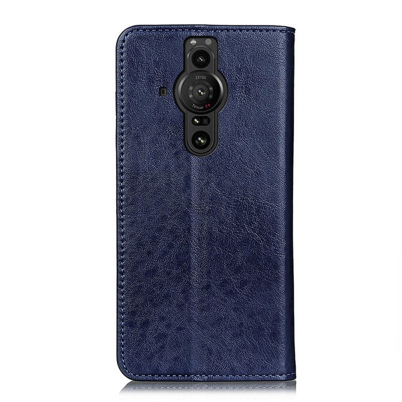 Læder Cover Sony Xperia Pro-i Telefon Etui Tekstureret Kunstlæder