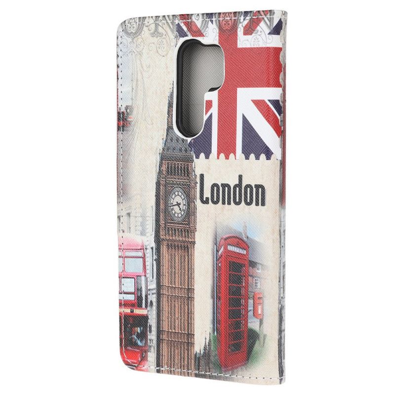 Flip Cover Læder for Xiaomi Redmi 9 London Liv