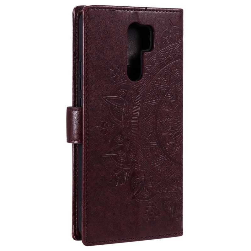 Flip Cover Xiaomi Redmi 9 Grå Mobilcover Solmandala