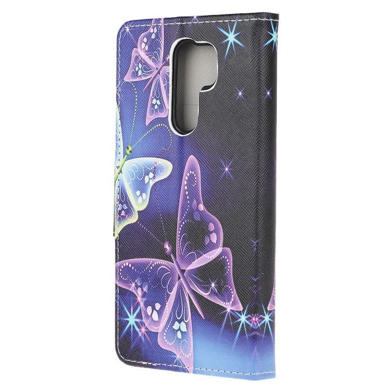 Flip Cover Xiaomi Redmi 9 Mobilcover Neonsommerfugle
