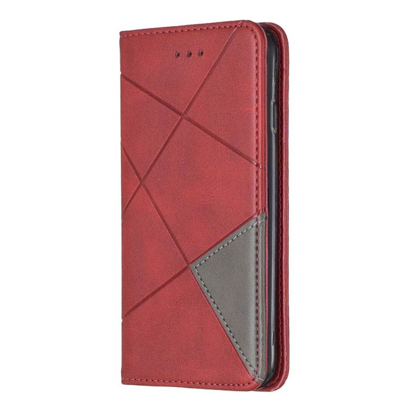 Læder Cover iPhone 7 / 8 / SE 2 Sort Kunstnerstil Original