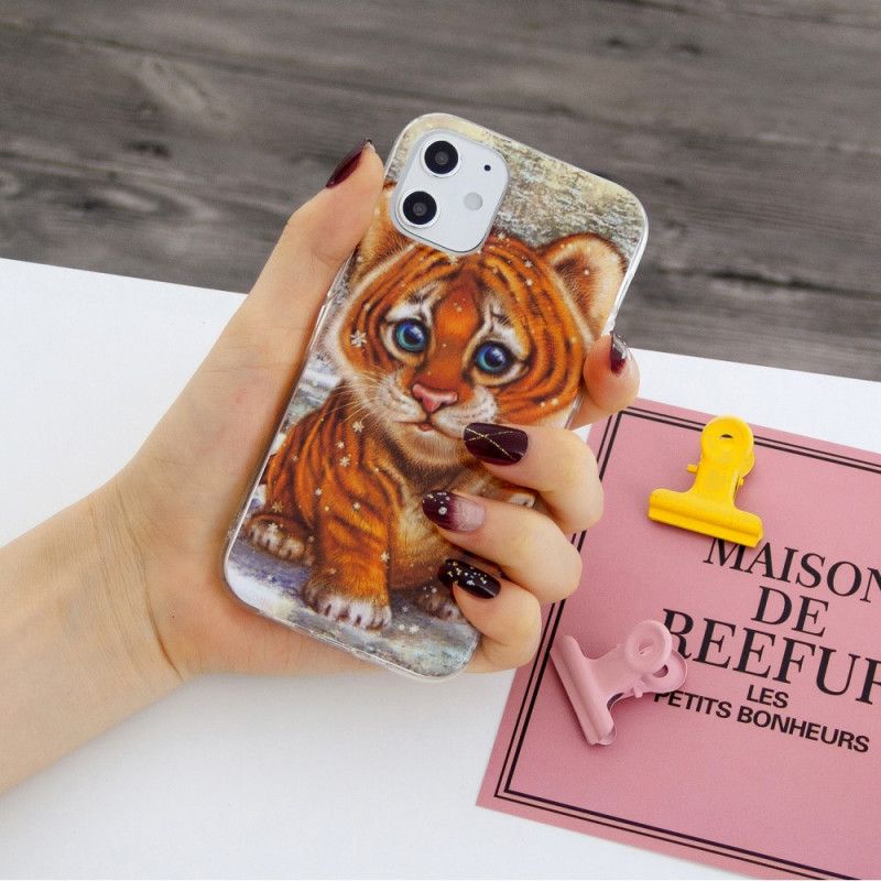 Cover iPhone 12 Mini Mobilcover Tiger