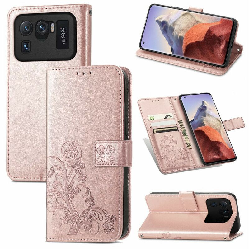 Flip Cover Xiaomi Mi 11 Ultra Asiatiske Blomster