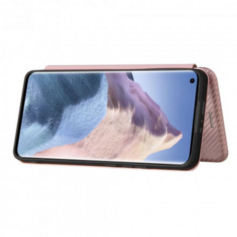 Flip Cover Xiaomi Mi 11 Ultra Kulfiber Med Støttering